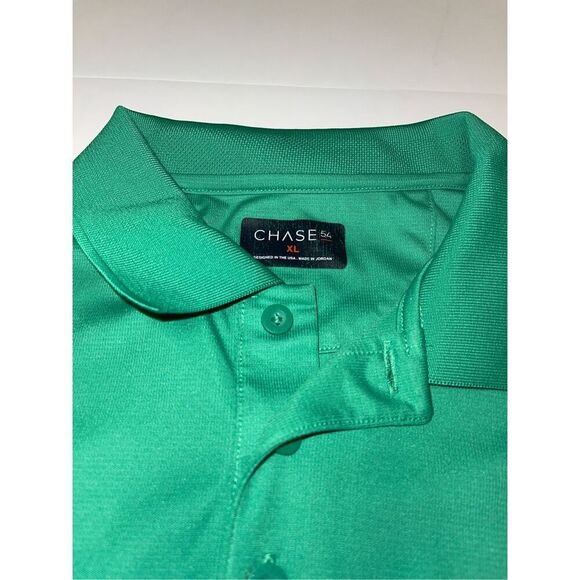 Chase 54 Kelly Green Golf‎ Polo Short Sleeve Size XL A24 - Picture 3 of 6
